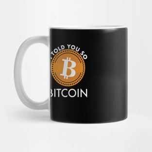 I Told you so Bitcoin Mug